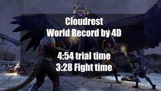 4D | Cloudrest Previous World Record 135,238 Score - 3:28 Fight Time | MagDK 86,778 DPS PoV