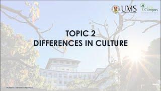 TOPIC 2 NATIONAL DIFFERENCES I