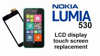 Nokia Lumia 530  Touch Screen Replacement, Digitizer, LCD Display Replacement, Disassembly