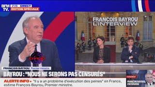 Bayrou se ridiculise et craque face aux journalistes en direct