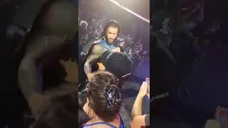 Roman Reigns reacts to fan telling him that it's his son's birthday | All Champions #wwe #shorts