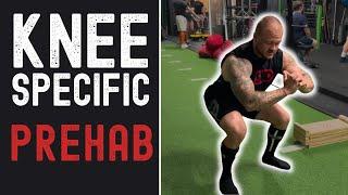 Pre lifting knee rehab drill - fix knee pain - serious strength academy