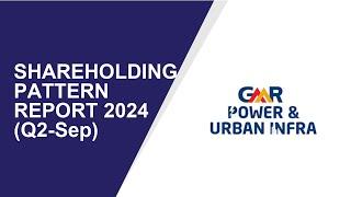 GMR Power Shareholding Pattern | Q2-Sep Report 2024 | Shareholders Latest Updates