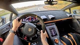 The Lamborghini Huracan STO is my new Favorite Supercar - POV Sunrise Drive