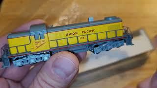 Kato n scale RSC 2 to RS 2, DCC and micro trains coupler conversion/modernization.