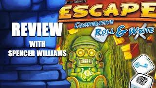 Escape Roll & Write Review with Spencer Williams