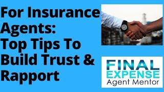 Insurance Agent Sales Training: How To Build Rapport And Trust