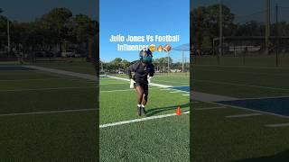 Julio Jones Vs Football Influencer #fyp #shorts #football