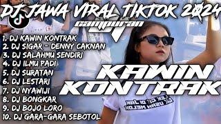 DJ KAWIN KONTRAK X SALAHMU SENDIRI | DJ JAWA VIRAL TIKTOK 2024 CAMPURAN - SOUNDRENALINE HOREG