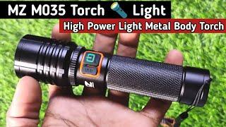 MZ M035 Torch Light  | High Brightness Torch Light | metal body Torch Light