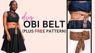 DIY Obi Belt Tutorial (with FREE pattern) | DIYs with Igho | Love Igho