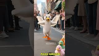Dancing Meowbills Take Over the Street – Cutest Flashmob Ever!  #shorts #catshorts #meowbill