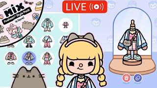 (LIVE) DOUBLE UPDATE! OUTFIT DESIGNER + PUSHEEN STYLE PACK! (Toca Boca World with Lisa)