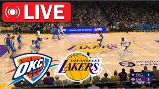 Live: OKC Thunder vs LA Lakers | NBA 2025 | Live Score & Full Play-by-Play Coverage