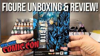 S.H. Figuarts NYCC Exclusive SSGSS VEGITO (Blue) Unboxing and Review from Dragon Ball Super!