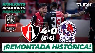 HIGHLIGHTS | Atlas 4(5)-(1)0 Olimpia | CONCACHAMPIONS 2023 - 8vos | TUDN