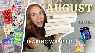 let's talk about the 8 books I read in August... 