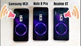 Samsung M31 vs Note 8 Pro vs Realme XT: Kiska Speaker Hai Best? Speaker Test!