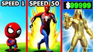 Level 1 SPIDERMAN to Level 1,000,000,000 SPIDERMAN in GTA 5 new  video