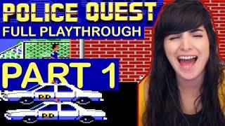 Police Quest 1: In Pursuit of the Death Angel (1987) // FULL LIVESTREAM PLAYTHROUGH  // part 1 of 5