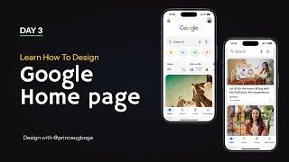 Figma: How To Design Google Home Page