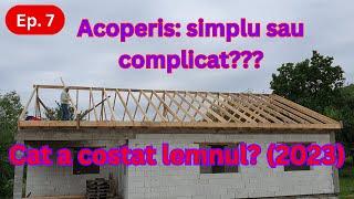 Ep 7. Cel Mai Simplu Acoperis In Doua Ape? | Roofing | #casacubter #selfbuild #asmr