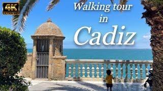 CÁDIZ, SPAIN  Walking Tour  [4K]  Cádiz city tour