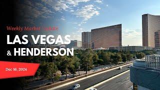 HENDERSON/LAS VEGAS REAL ESTATE MARKET WEEKLY UPDATE (week of December 16, 2024)