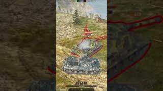 Rhm. Pzw. | 1 VS 4  #worldoftanksblitz #wotblitz #shorts #танки