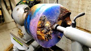 Wood Turning Epoxy Resin and Wood