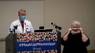 MEA's Dr. Grantham Speaks at UMMC News Conference