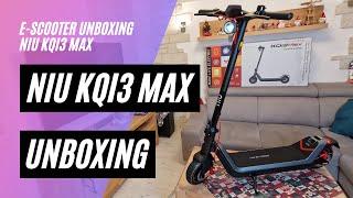  NIU KQi3 MAX  Unboxing (48V, 13AH, 450W) 120kg Zuladung