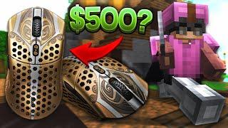 Using a $500 Mouse for Bedwars & PvP! Finalmouse Starlight 12 Medium Review (ft. @minutetechmc)