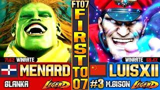 SF6 Blanka (MenaRD Vs Luís XII) M.Bison ▰ High Level