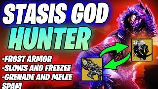 THIS NEW HUNTER Build Makes STASIS Hunter DOMINATE PVE (Best Hunter Build Destiny 2)