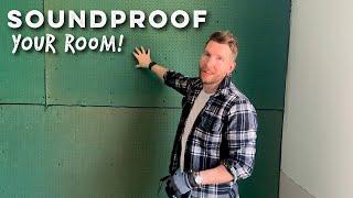 Affordable Soundproofing with SONOpan! (How to Soundproof a Room)