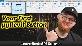 Your First pyRevit Button: An Easy Step-by-Step Tutorial [EP. 6/10]