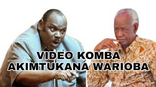 VIDEO YA JAJI WARIOBA AKITUKANWA VIBAYA NA KOMBA/R.I.P JOHN KOMBA