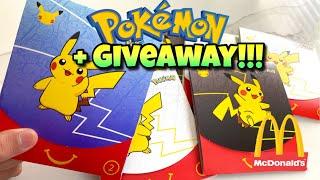 Pokemon McDonalds Promo Pack opening plus GIVEAWAY!!!