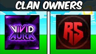 I Used CLAN OWNERS Favorite Kits In Roblox Bedwars..