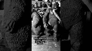 Black and White test - NECA Godzilla and King Kong