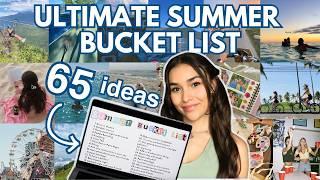 ULTIMATE SUMMER BUCKET LIST ️ 65 things to do this summer !!  