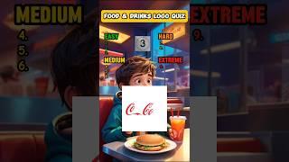 Food & Drinks Logo Quiz! How Many Could You Name? #quiz #trivia #shorts