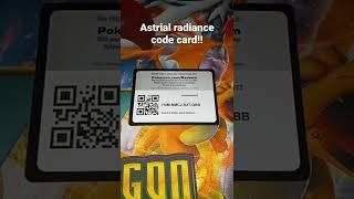 *NEW* Astral radiance code card #code #pokemon #shorts #new