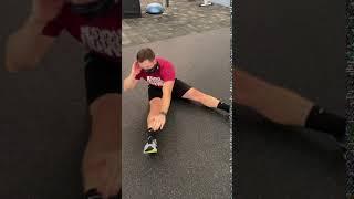 V Sit Alternating Toe Touch