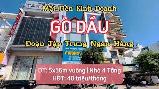 CĂN NHÀ MẶT TIỀN NGANG 5M ĐƯỜNG GÒ DẦU, QUẬN TÂN PHÚ - ĐOẠN SUNG NHẤT - ĐẸP NHẤT