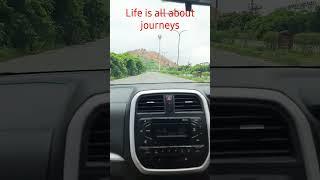 Getting life lesson on road #trip #driving #fun #excitement #brezza #nightlife #transition #romantic