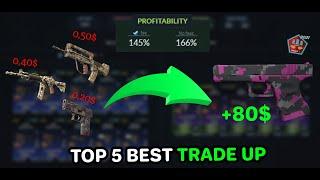 TOP 5 Most Profitable Trade Up In 2024!! (HIGH RISK)