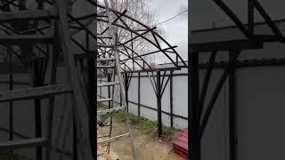 Навесы из поликарбоната Спецкаркас