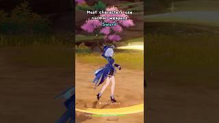 Unusual weapon types in Genshin! #shorts